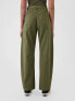 Фото #3 товара Mid Rise Twill Barrel Pants