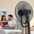 Nebuliser Pedestal Fan with Remote Control InnovaGoods Black 2,8 L 90 W (Refurbished A)