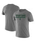Фото #1 товара Men's Heathered Gray Michigan State Spartans Team DNA Legend Performance T-shirt