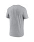 Men's Heather Gray LSU Tigers Primetime Legend Logo T-Shirt