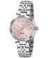 Gc Flair Women's Swiss Silver-Tone Stainless Steel Bracelet Watch 34mm