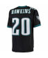 Фото #2 товара Men's Brian Dawkins Black Philadelphia Eagles Big and Tall 2004 Retired Player Replica Jersey