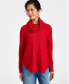 Petite Waffle Cowlneck Tunic, Created for Macy's
