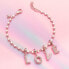 Silver cube bracelet for Storie pendants RZB017