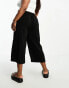 Vero Moda Curve culotte trousers in black