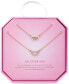 ფოტო #3 პროდუქტის Gold-Tone 2-Pc. Set Pavé Semi-Circle Pendant Necklaces, 16" + 2" extender