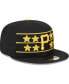 Фото #3 товара Men's Black Pittsburgh Pirates 2024 Batting Practice 9FIFTY Snapback Hat