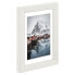 Hama Oslo - Glass - MDF - White - Single picture frame - Table - Wall - 20 x 28 cm - Reflective
