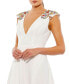 Women's Ieena Beaded Cap Sleeve A Line Midi Dress