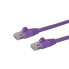 Фото #4 товара StarTech.com 5m CAT6 Ethernet Cable - Purple CAT 6 Gigabit Ethernet Wire -650MHz 100W PoE RJ45 UTP Network/Patch Cord Snagless w/Strain Relief Fluke Tested/Wiring is UL Certified/TIA - 5 m - Cat6 - U/UTP (UTP) - RJ-45 - RJ-45