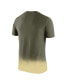 ფოტო #2 პროდუქტის Men's Olive Army Black Knights 1st Armored Division Old Ironsides Rivalry Splatter T-shirt