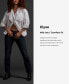 Фото #4 товара Women's Elyse Mid Rise Straight Leg Jeans