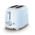 Фото #4 товара SMEG toaster TSF01PBEU (Pastel Blue) - 2 slice(s) - Blue - Steel - Buttons - Level - Rotary - China - 950 W
