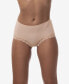 Фото #7 товара Women's Evie Micro and Lace 2 Pc. High Rise Brief Panties