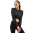 ფოტო #2 პროდუქტის NEBBIA Cropped Elevated long sleeve T-shirt