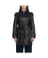 Women's Triss Genuine Leather Double Breasted Trench coat