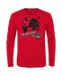 Фото #2 товара Big Boys Red New Jersey Devils 2024 NHL Stadium Series Helmet Logo Long Sleeve T-shirt