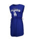 Фото #3 товара Women's Royal Los Angeles Dodgers G.O.A.T Swimsuit Cover-Up Dress