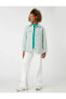 Фото #12 товара Куртка Koton Oversize Shirt Collar Long Sleeve Pocket Detail