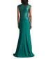 Фото #4 товара Women's Coralia Beaded Crepe Gown