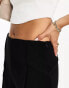 Mango high waist tailored short in black