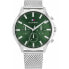 Фото #1 товара Мужские часы Tommy Hilfiger 1683474 Зеленый Серебристый