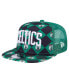 Фото #1 товара Men's Kelly Green Boston Celtics Seeing Diamonds A-Frame Trucker 9fifty Snapback Hat