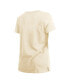 ფოტო #4 პროდუქტის Women's Cream New England Patriots Chrome Sideline T-shirt