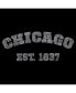 Men's Premium Word Art T-Shirt - Chicago 1837