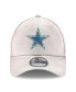 Фото #3 товара Men's White Dallas Cowboys Logo 39THIRTY Flex Hat