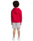 ფოტო #2 პროდუქტის Toddler & Little Boys Fleece Hoodie & Cargo Shorts, 2 Piece Set