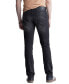 Men's Ash Slim-Fit Fleece Black Jeans in Sanded Wash Черный, 38x32 - фото #3