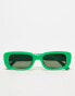 AIRE ceres rectangle festival sunglasses in green