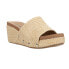 Фото #2 товара Corkys Summer Lovin Studded Wedge Womens Beige Casual Sandals 41-0244-RAFF