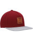 Men's Burgundy and Gray All The Way Snapback Hat