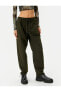 Фото #12 товара Paraşüt Pantolon Oversize Cepli Beli ve Paçaları Lastikli Stoperli Pamuklu