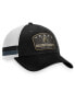 ფოტო #2 პროდუქტის Men's Black, White Vegas Golden Knights Fundamental Striped Trucker Adjustable Hat
