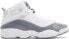 [322992-121] Mens Air Jordan 6 RINGS 'WHITE COOL GREY'