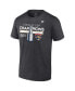 ფოტო #2 პროდუქტის Men's Heather Charcoal Florida Panthers 2024 Stanley Cup Champions Locker Room Big Tall T-Shirt