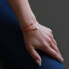 Red kabbalah bracelet with zircon 13005.3