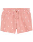 Kid Palm Tree Pull-On French Terry Shorts 4