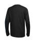 ფოტო #2 პროდუქტის Men's Black New England Patriots Agility Long Sleeve T-shirt