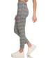 Women's Glen Plaid Pintucked Pull-On Ankle Pants