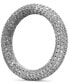 Pavé Crystal Eternity Rounded Band Ring