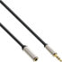 Фото #1 товара InLine Slim Audio Cable 3.5mm male / female Stereo 1m