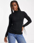 Фото #1 товара JDY roll neck top in black