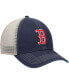 Фото #3 товара Men's Navy Boston Red Sox Trawler Clean Up Trucker Snapback Hat
