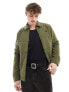 Фото #1 товара Fred Perry padded zip thru jacket in uniform green