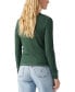 Фото #2 товара Women's Jakob Long Sleeve Waffle-Knit Henley Top