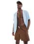 Фото #1 товара Polo Ralph Lauren Traveler icon logo swim shorts in light brown